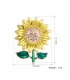SB242 - Korean fashion sunflower brooch